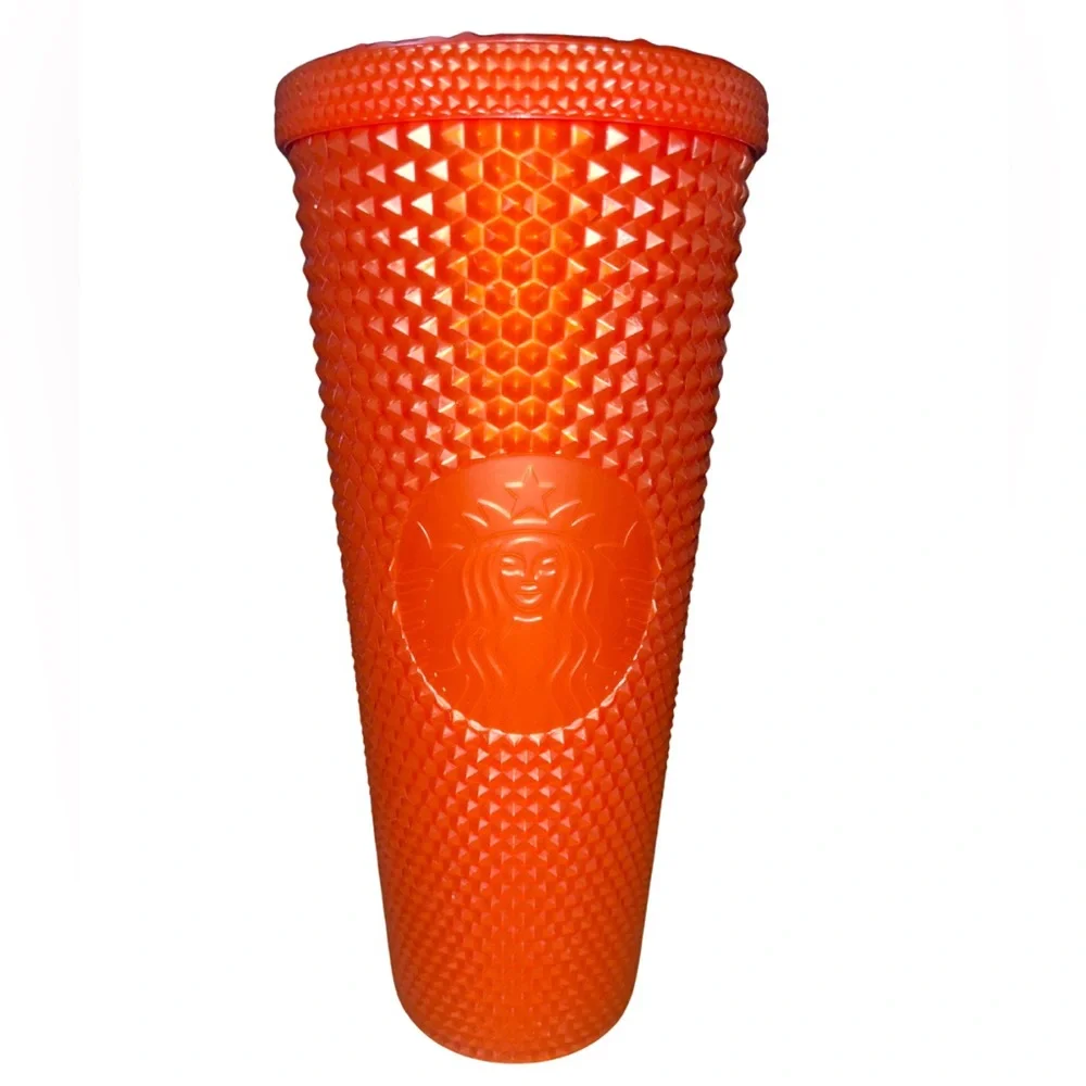 NWT Starbucks Pearlized Orange Studded Tumbler (No Straw) Venti 24oz Fall 2022